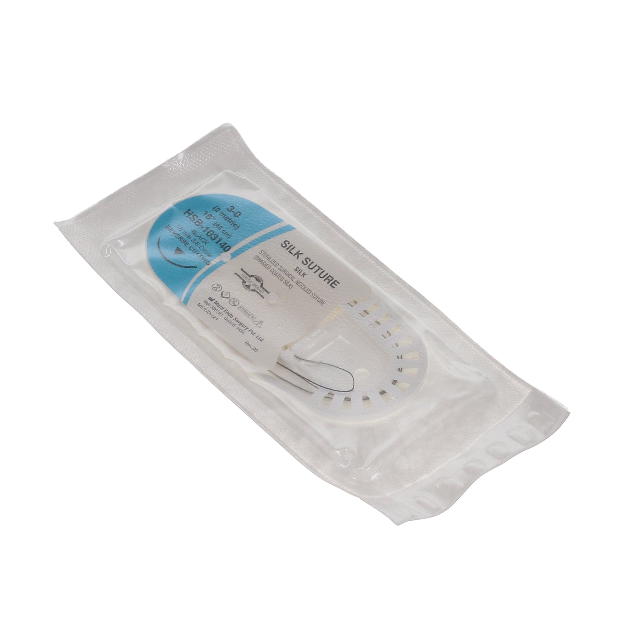 House Brand Dentistry 103140 Silk Suture 3-0 Reverse Cutting 19MM 3/8 House Brand Dentistry 103140 Silk Suture 3-0 Reverse Cutting 19MM 3/8